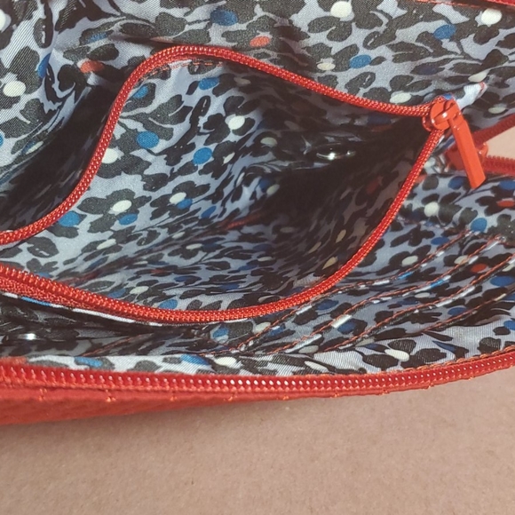 Vera Bradley Cardinal Red Iconic RFID Wristlet - Picture 7 of 8